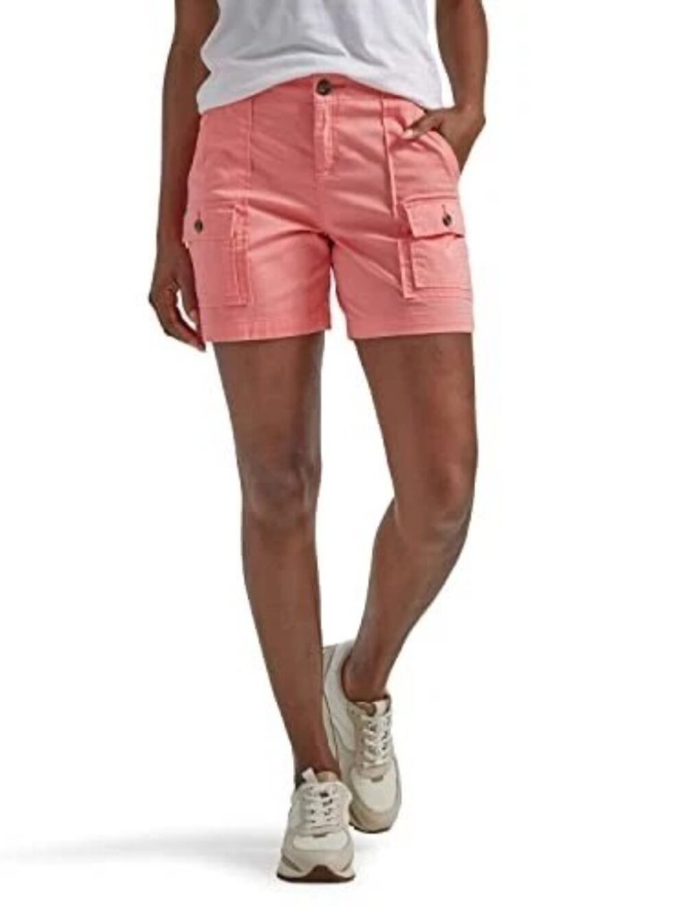 Lee Ultra Lux Comfort with Flex-To-Go Coral Cargo Short